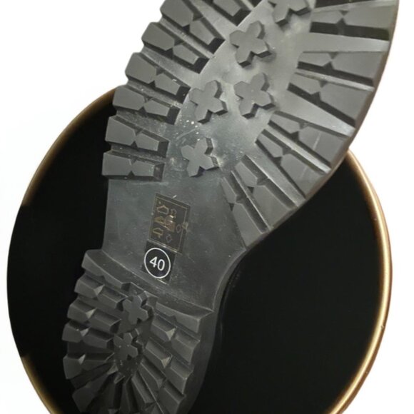 Brand Carvela Boot Sz.40..MADE IN INDIA Blk.Leather - Picture 8 of 13